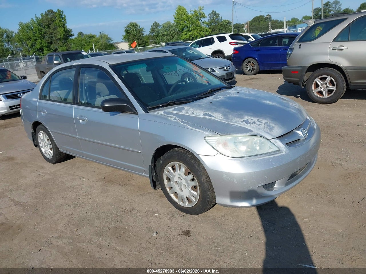 2HGES16535H****** · 2005 HONDA CIVIC LX