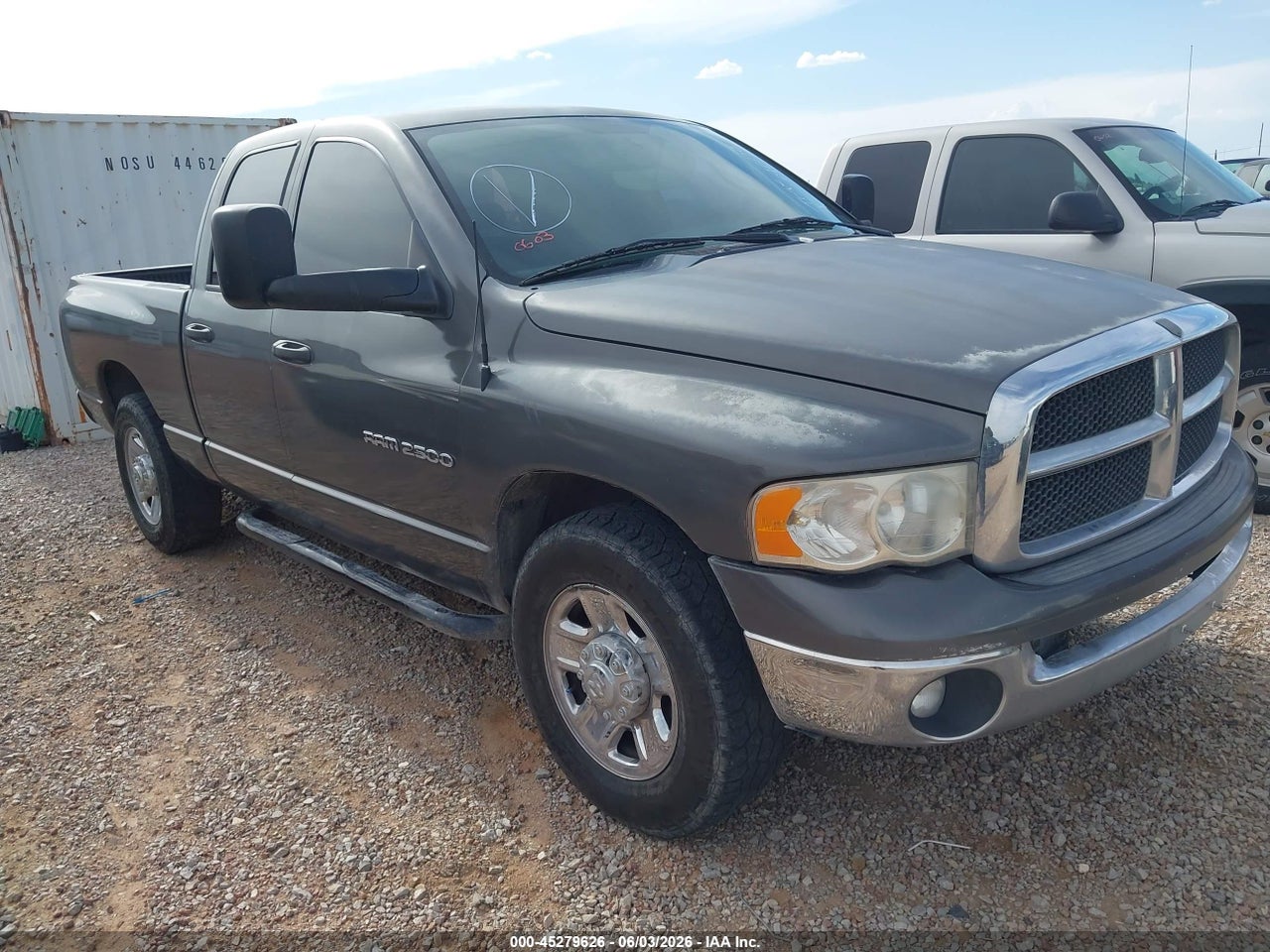 3D7KA28D14G****** · 2004 DODGE RAM 2500 SLT/LARAMIE