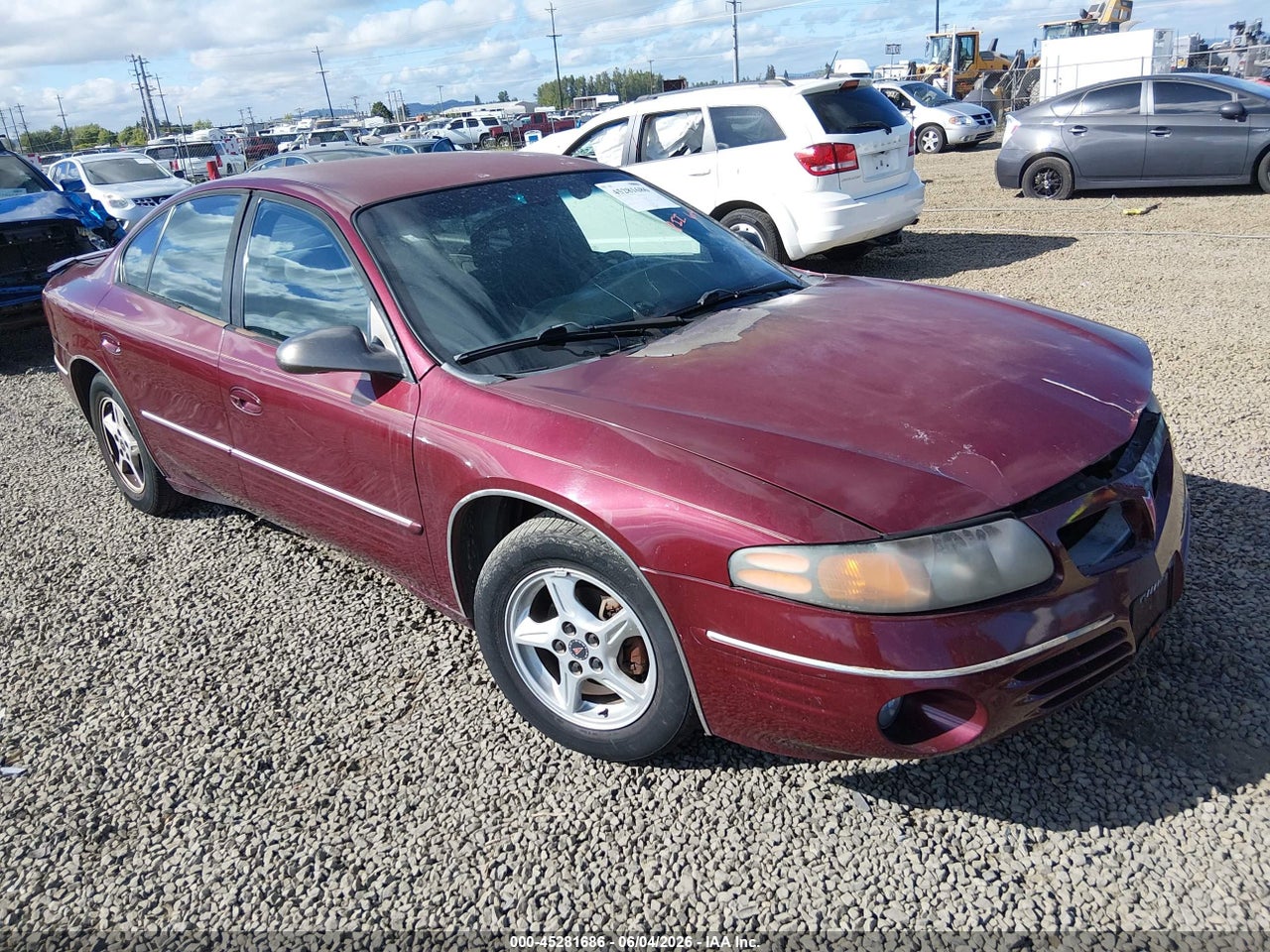 1G2HX54K014****** · 2001 PONTIAC BONNEVILLE SE