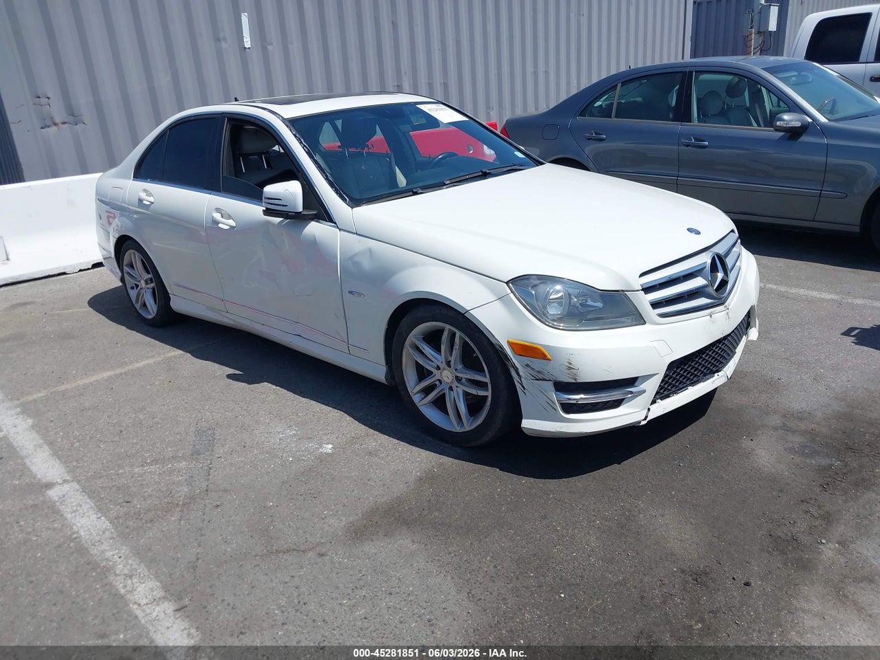 WDDGF4HB1CR****** · 2012 MERCEDES-BENZ C 250 SPORT