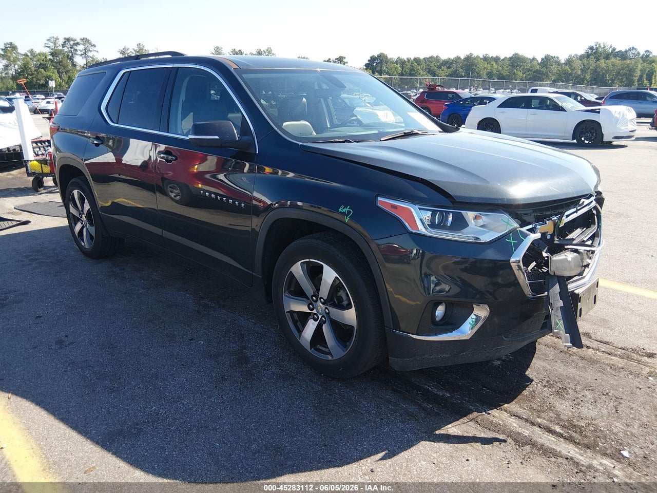 1GNEVHKW7MJ****** · 2021 CHEVROLET TRAVERSE AWD LT LEATHER