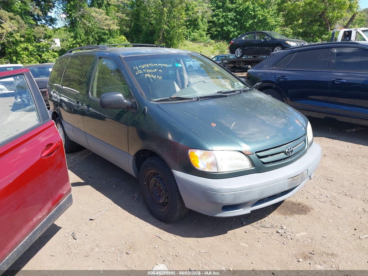 4T3ZF19C62U****** · 2002 TOYOTA SIENNA CE