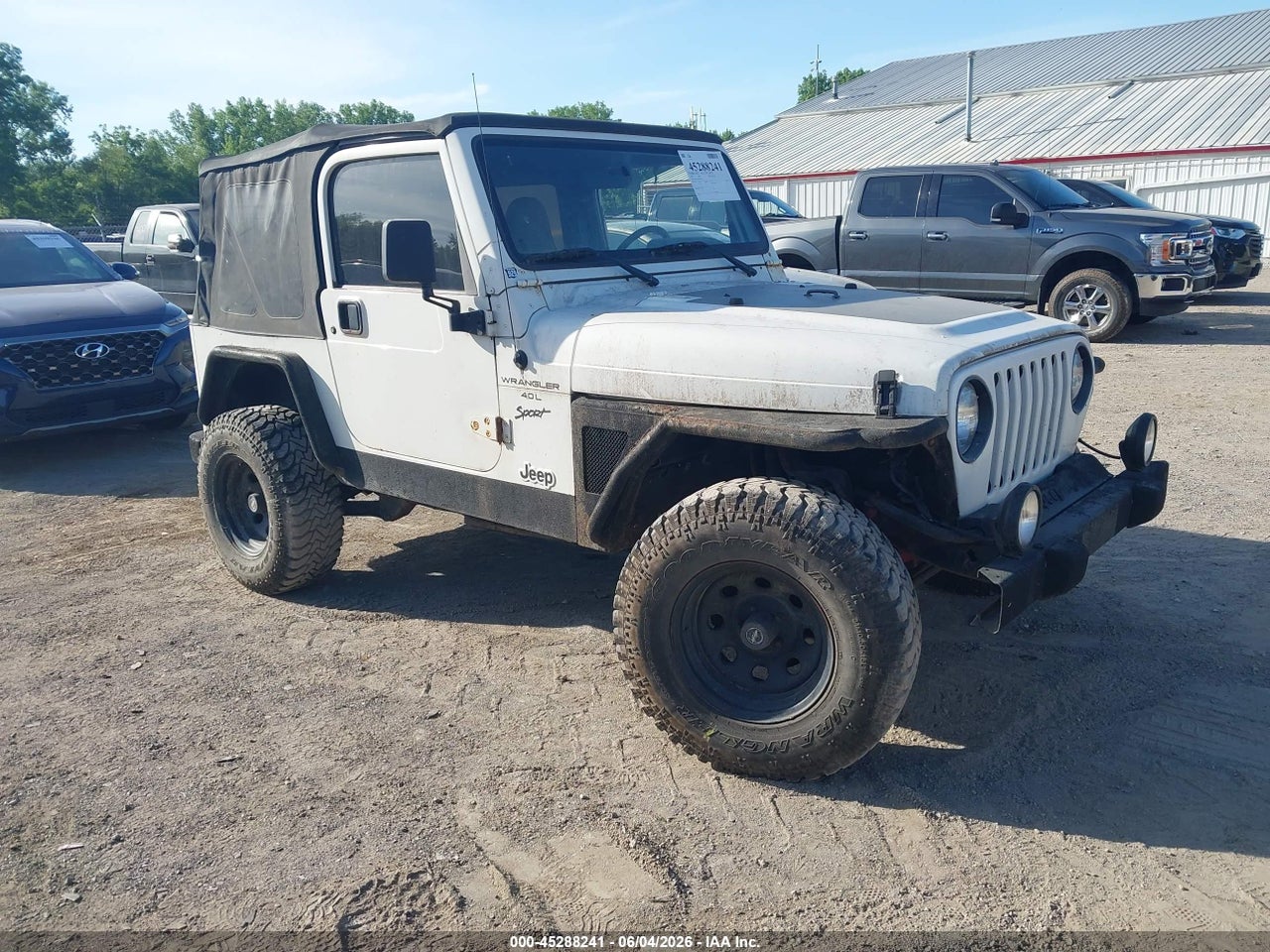 1J4FY19S8XP****** · 1999 JEEP WRANGLER SPORT