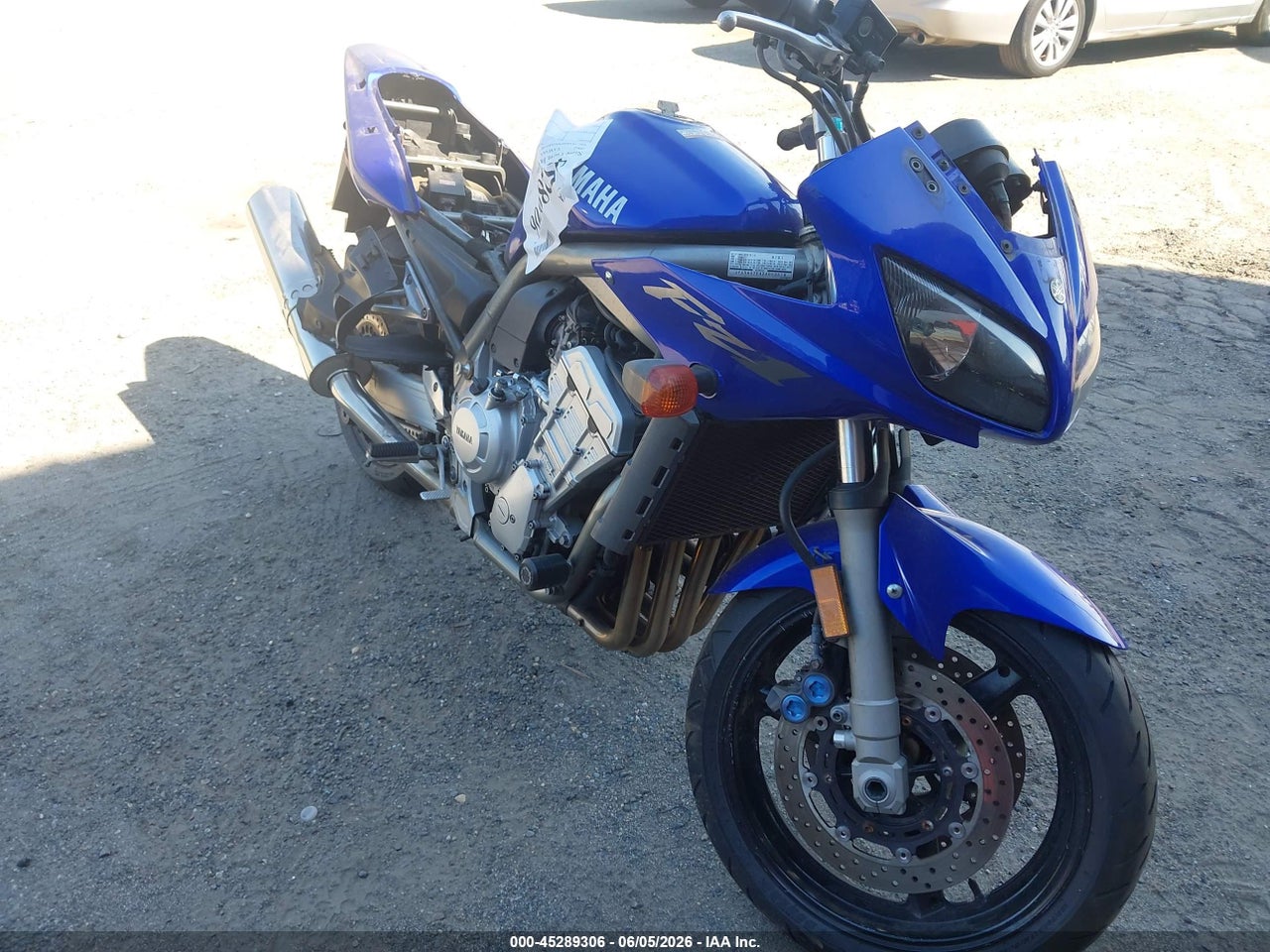 JYARN07E42A****** · 2002 YAMAHA FZS10
