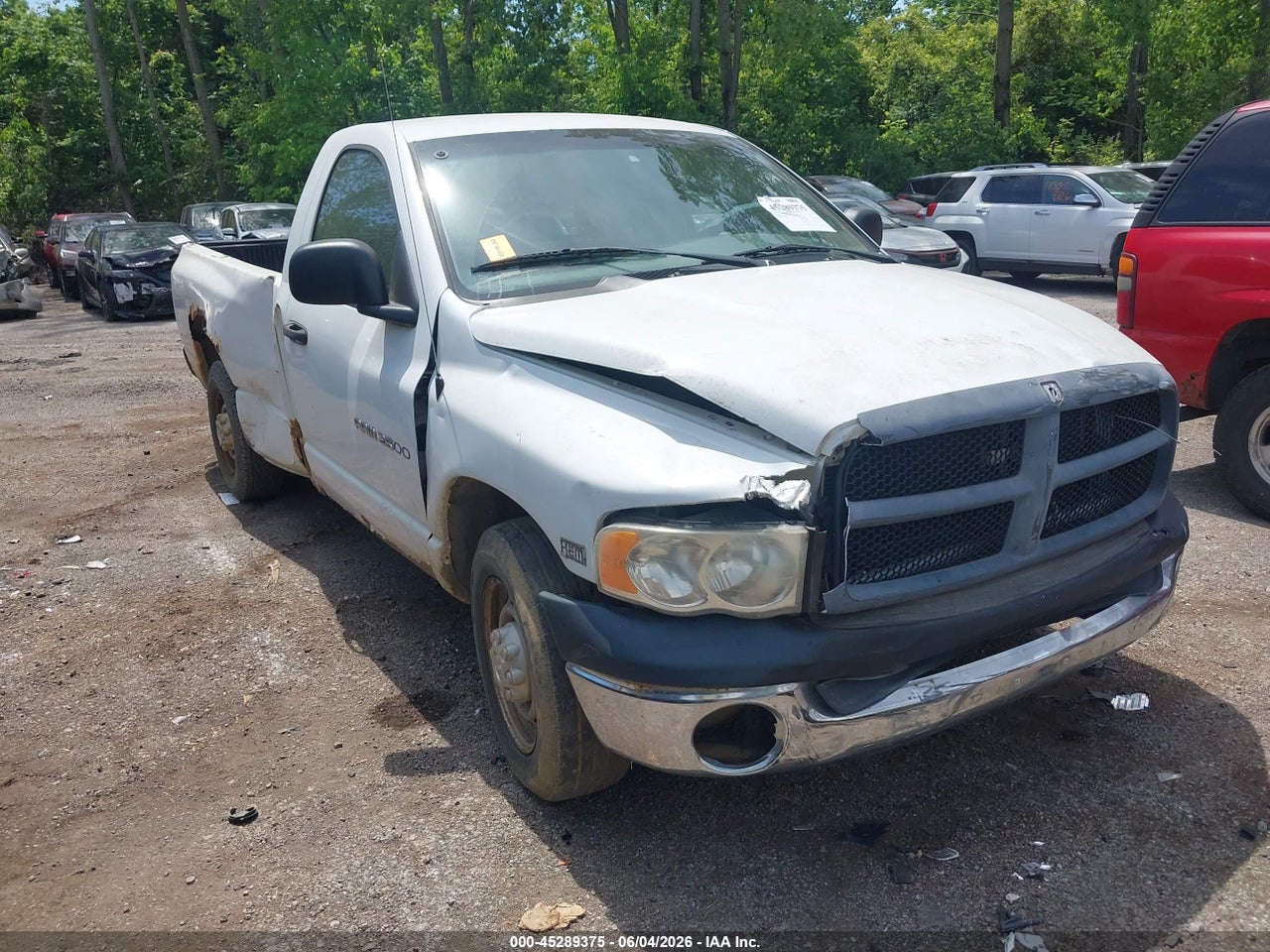 3D7KR26D65G****** · 2005 DODGE RAM 2500 ST