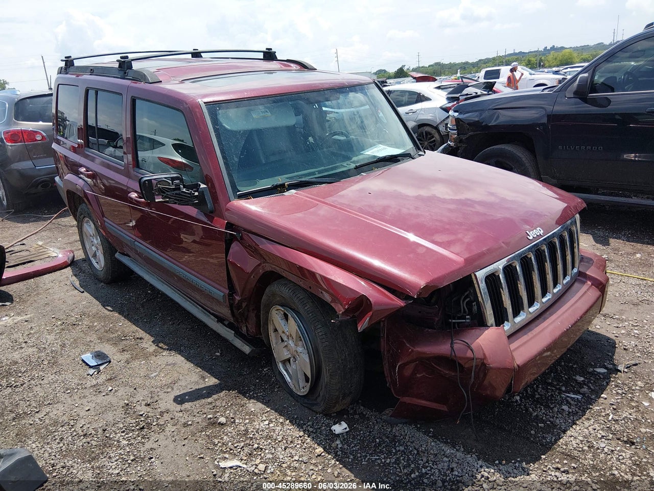 1J8HG48K47C****** · 2007 JEEP COMMANDER SPORT