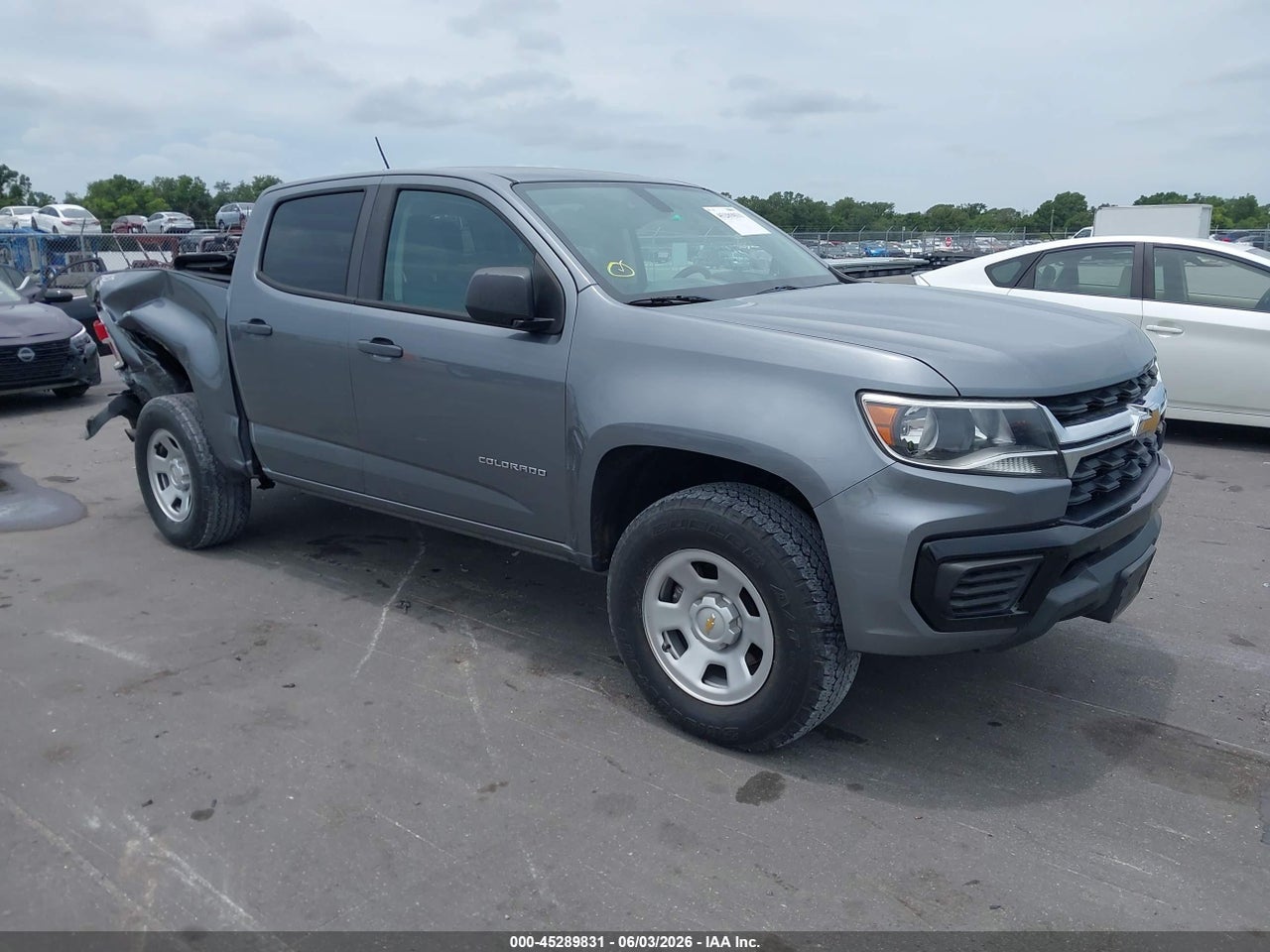 1GCGTBEN1M1****** · 2021 CHEVROLET COLORADO 4WD  SHORT BOX WT