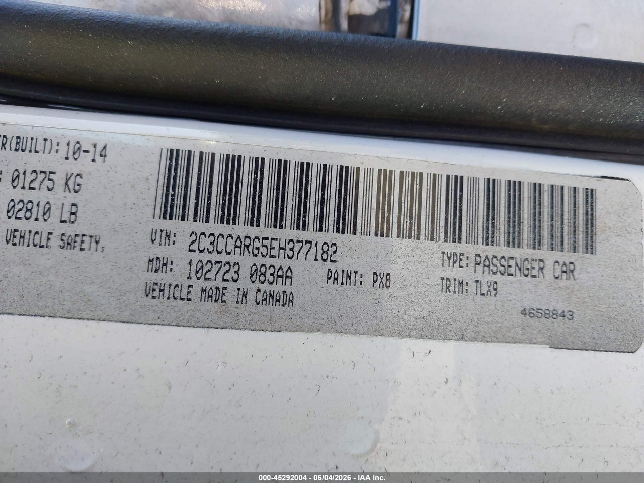 2C3CCAGG7DH****** · 2013 CHRYSLER 300   · 9/11