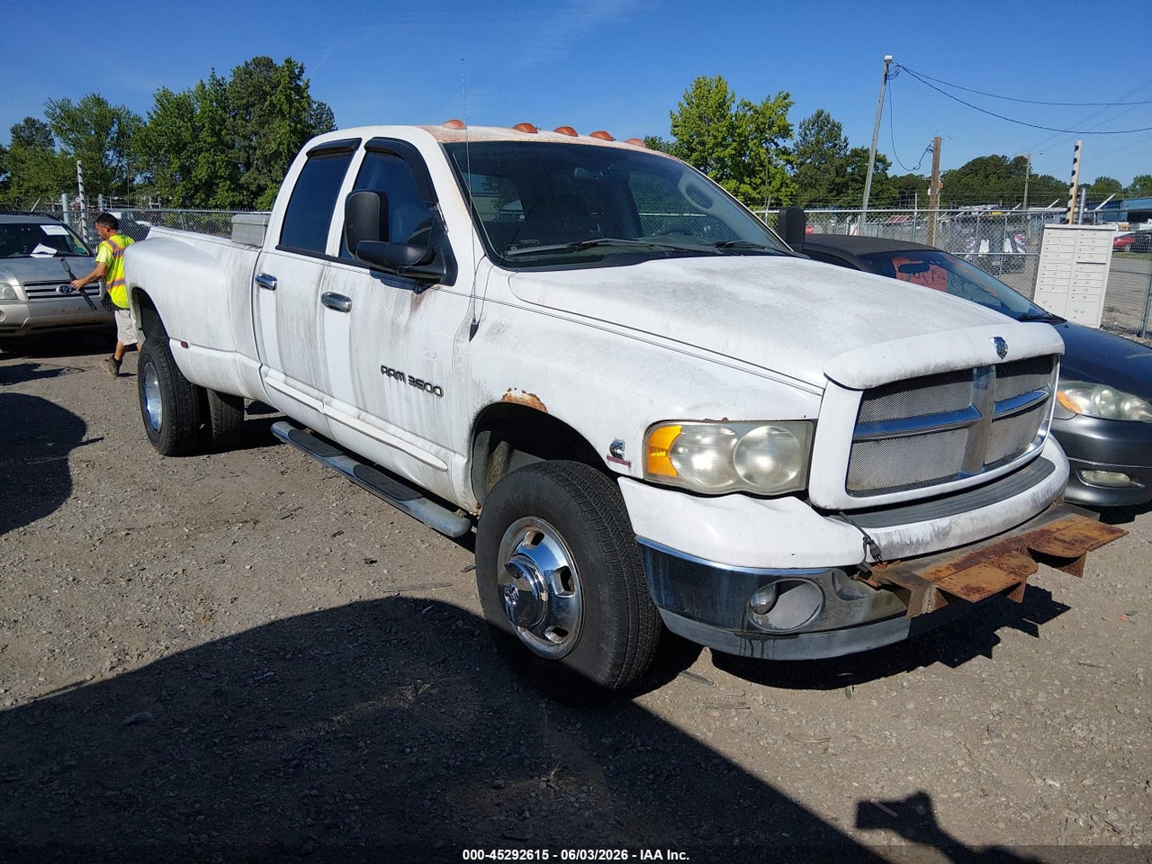 3D7MU48C13G****** · 2003 DODGE RAM 3500 SLT/LARAMIE/ST