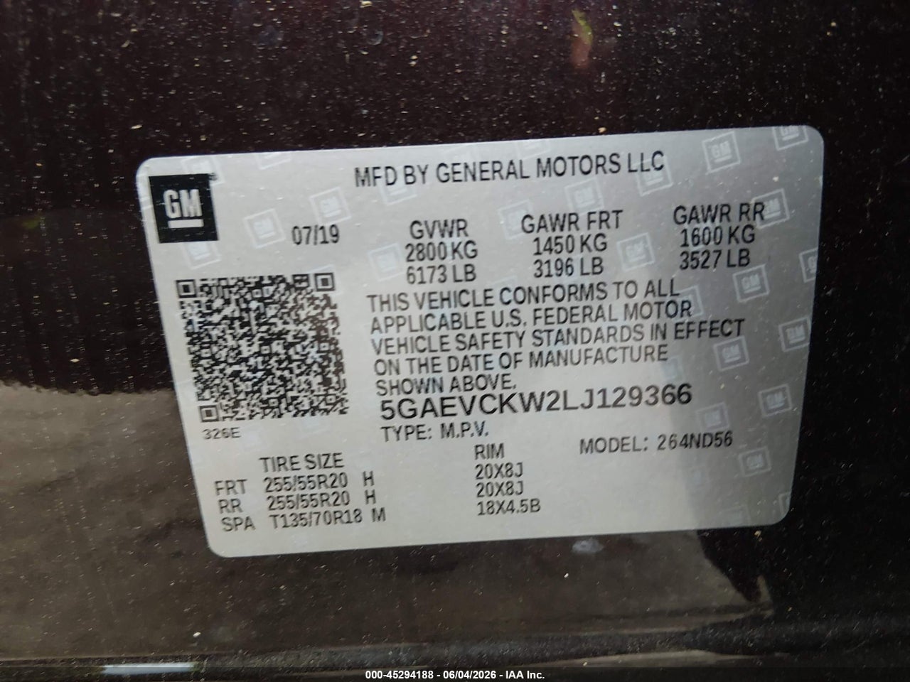2020 BUICK ENCLAVE AWD AVENIR · 9/10