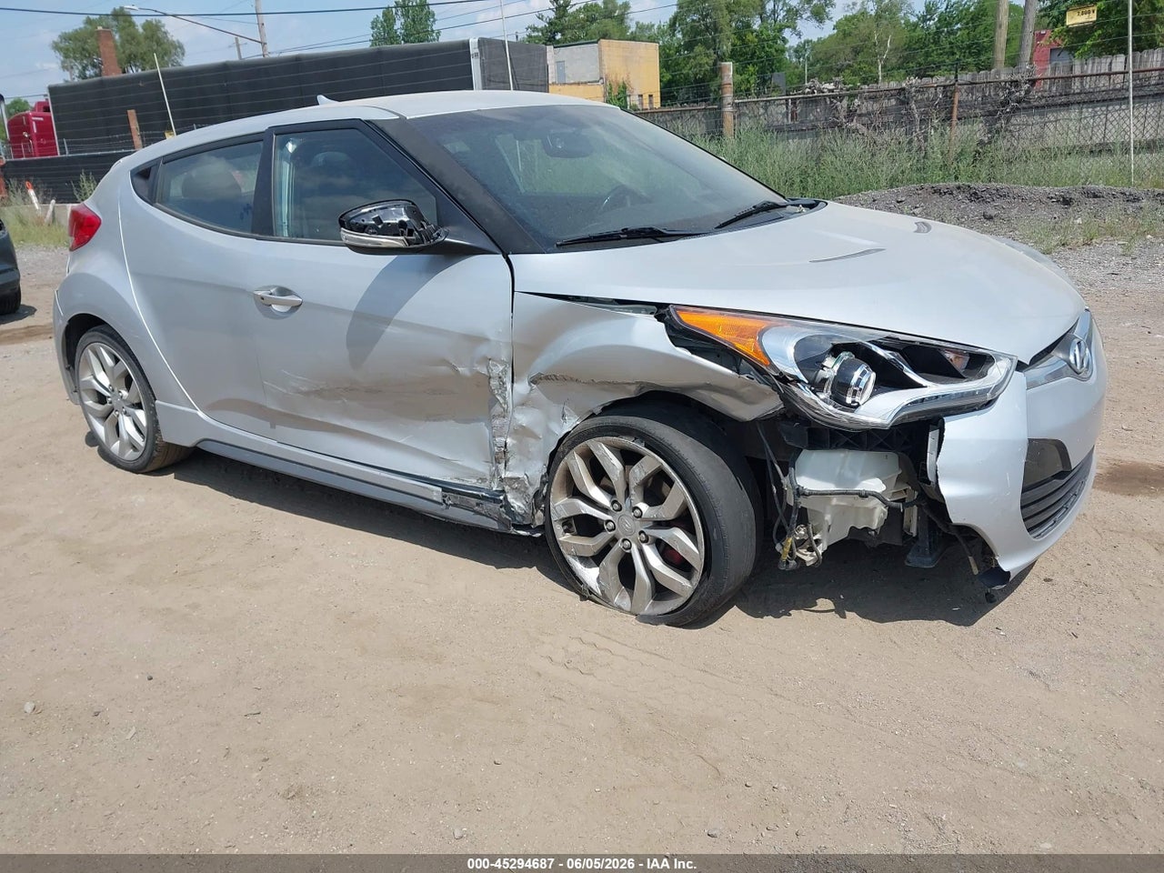 KMHTC6AE8EU****** · 2014 HYUNDAI VELOSTER TURBO W/BLACK
