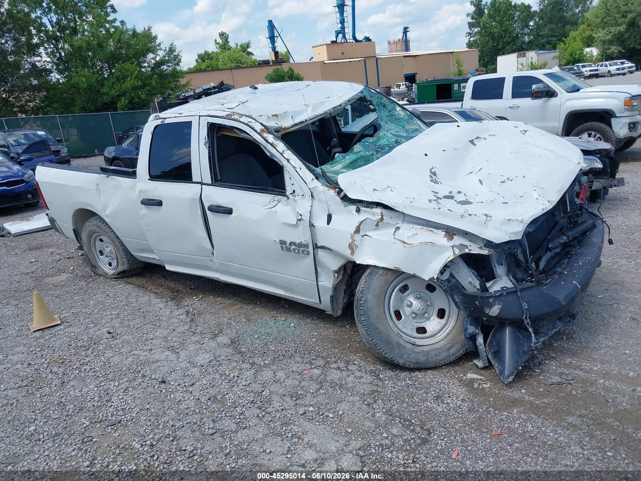 1C6RR7FM0JS****** · 2018 RAM 1500 TRADESMAN  4X4 6'4 BOX