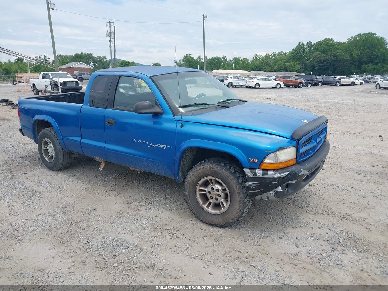 1B7GG22XXYS****** · 2000 DODGE DAKOTA SLT/SPORT