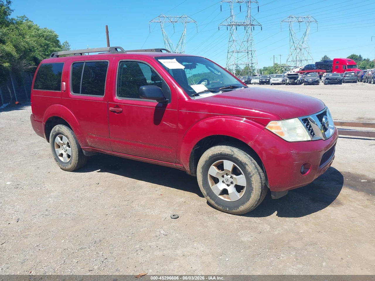 5N1AR18B78C****** · 2008 NISSAN PATHFINDER S