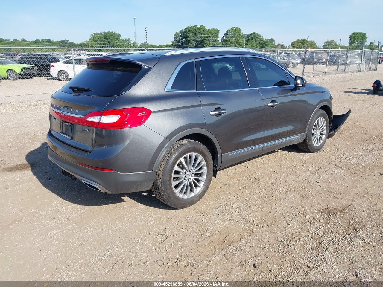 2LMPJ8KR0HB****** · 2017 LINCOLN MKX SELECT · 4/11