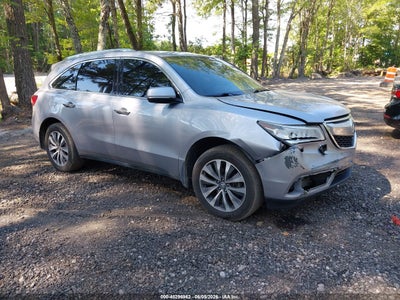 5FRYD4H40GB****** · 2016 ACURA MDX TECHNOLOGY   ACURAWATCH PLUS PACKAGES/TECHNOLOGY PACKAGE