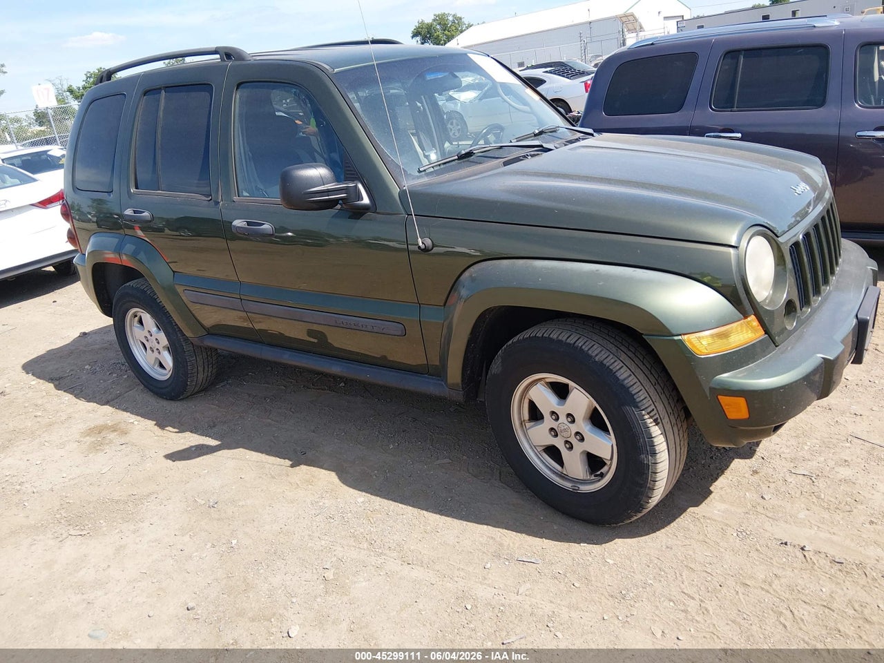 1J4GL48K57W****** · 2007 JEEP LIBERTY SPORT