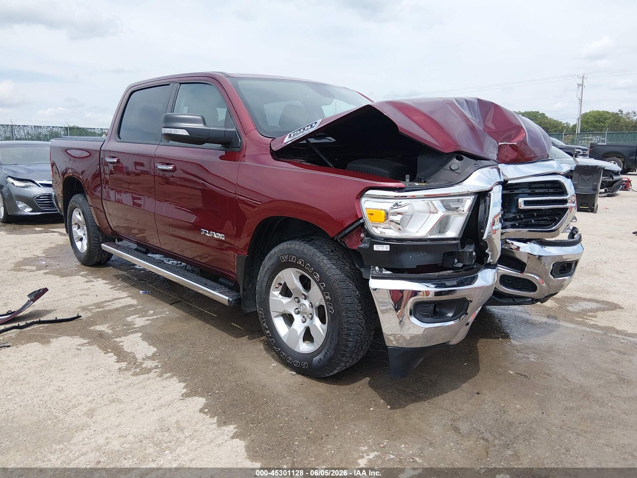 1C6SRFFT9LN****** · 2020 RAM 1500 BIG HORN  4X4 5'7 BOX