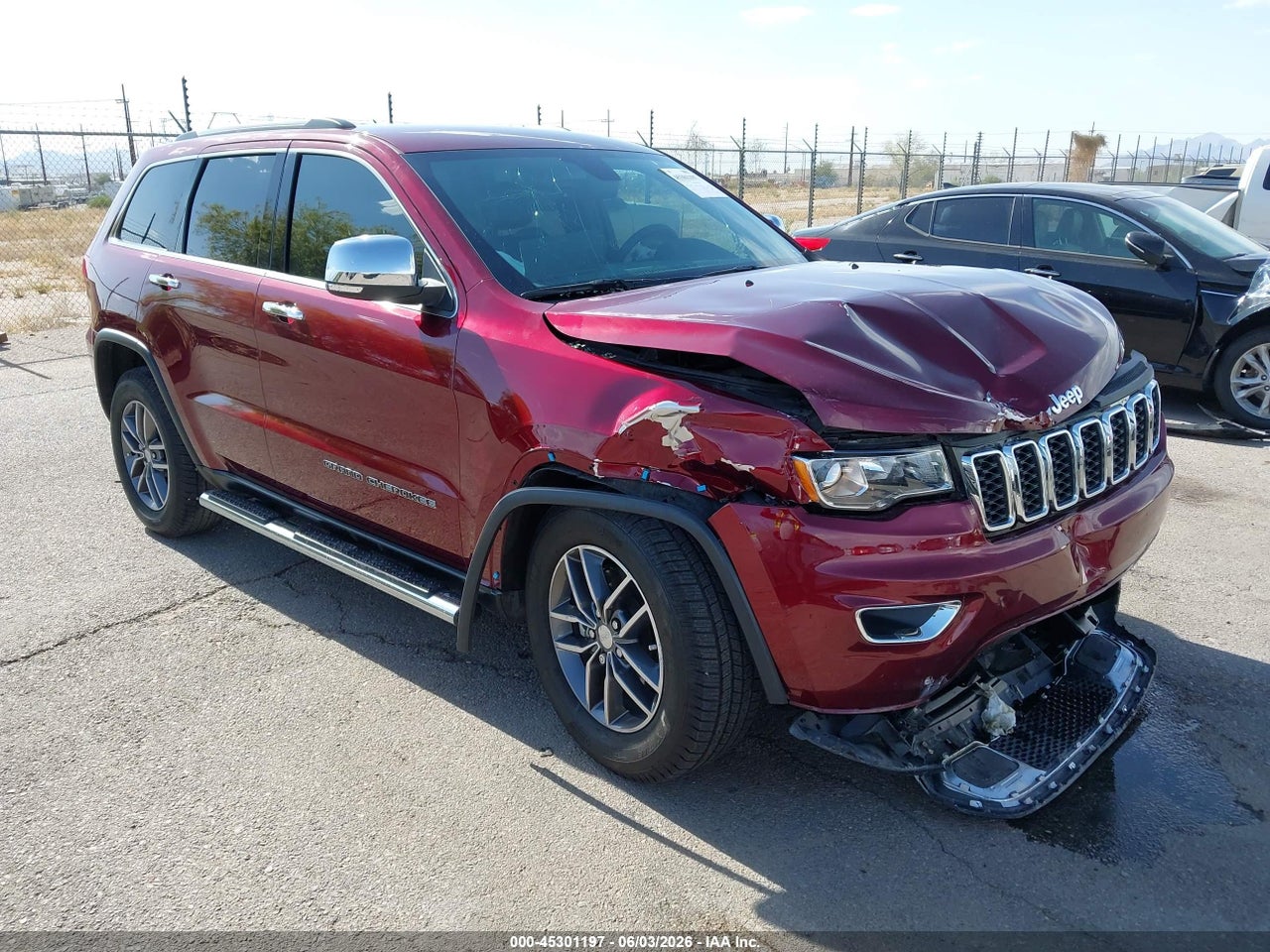 1C4RJEBGXHC****** · 2017 JEEP GRAND CHEROKEE LIMITED 4X2