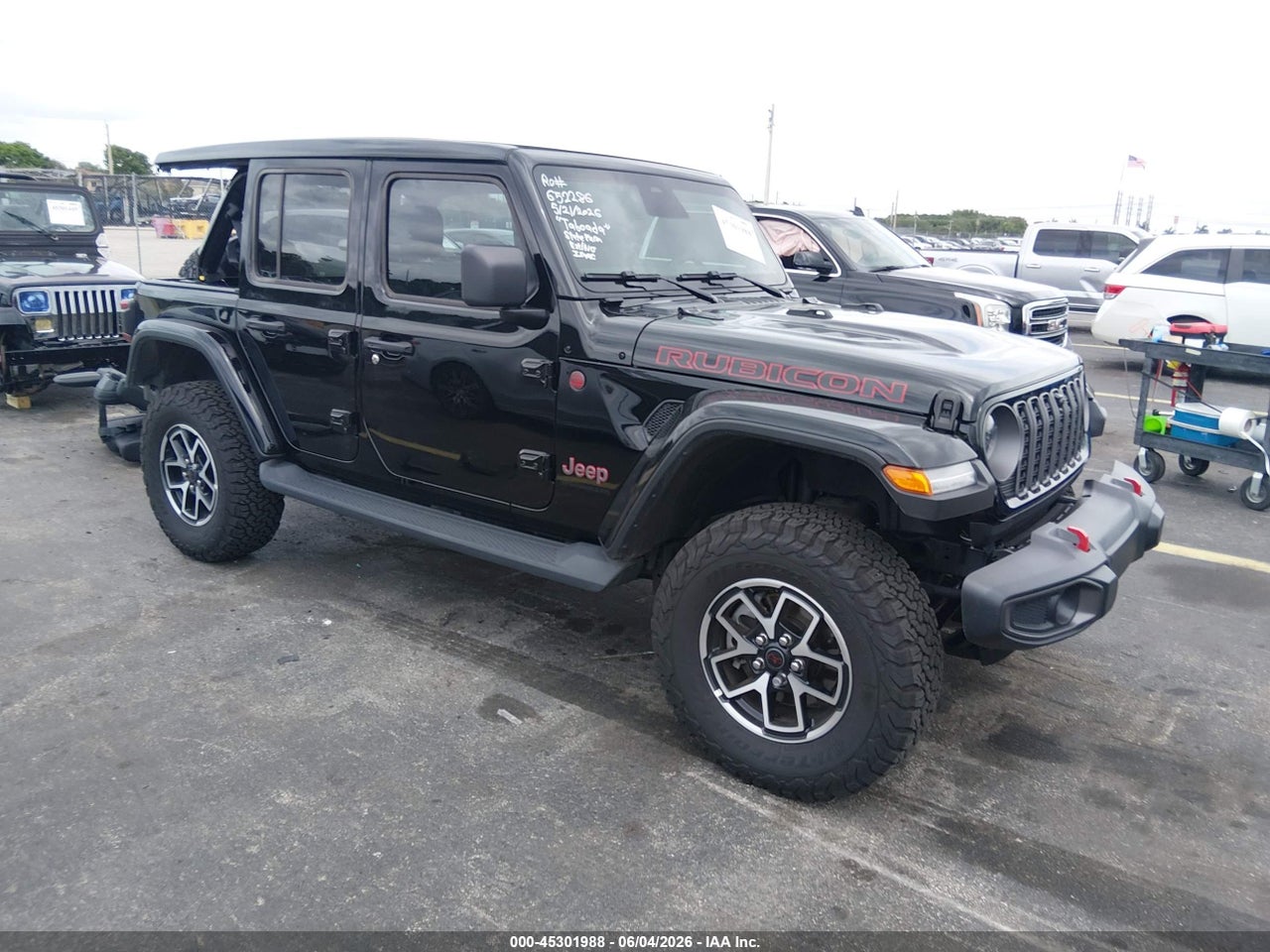 1C4PJXFN6TW****** · 2026 JEEP WRANGLER RUBICON 4X4