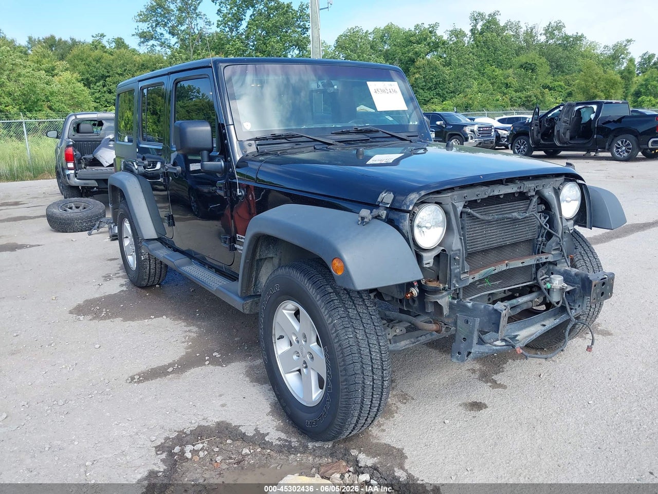 1C4BJWDG1HL****** · 2017 JEEP WRANGLER UNLIMITED SPORT 4X4