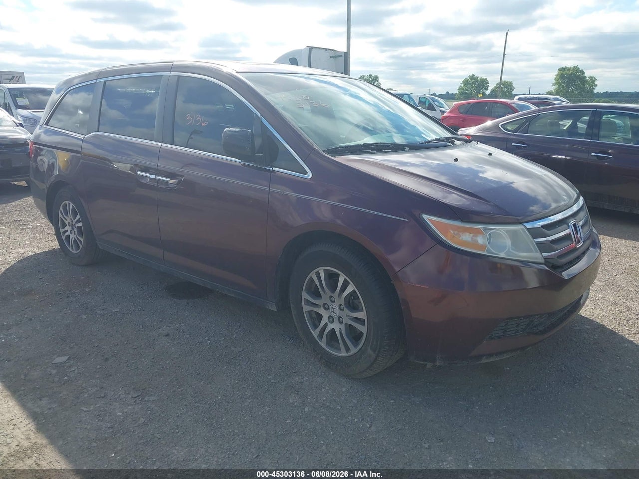 5FNRL5H60CB****** · 2012 HONDA ODYSSEY EX-L