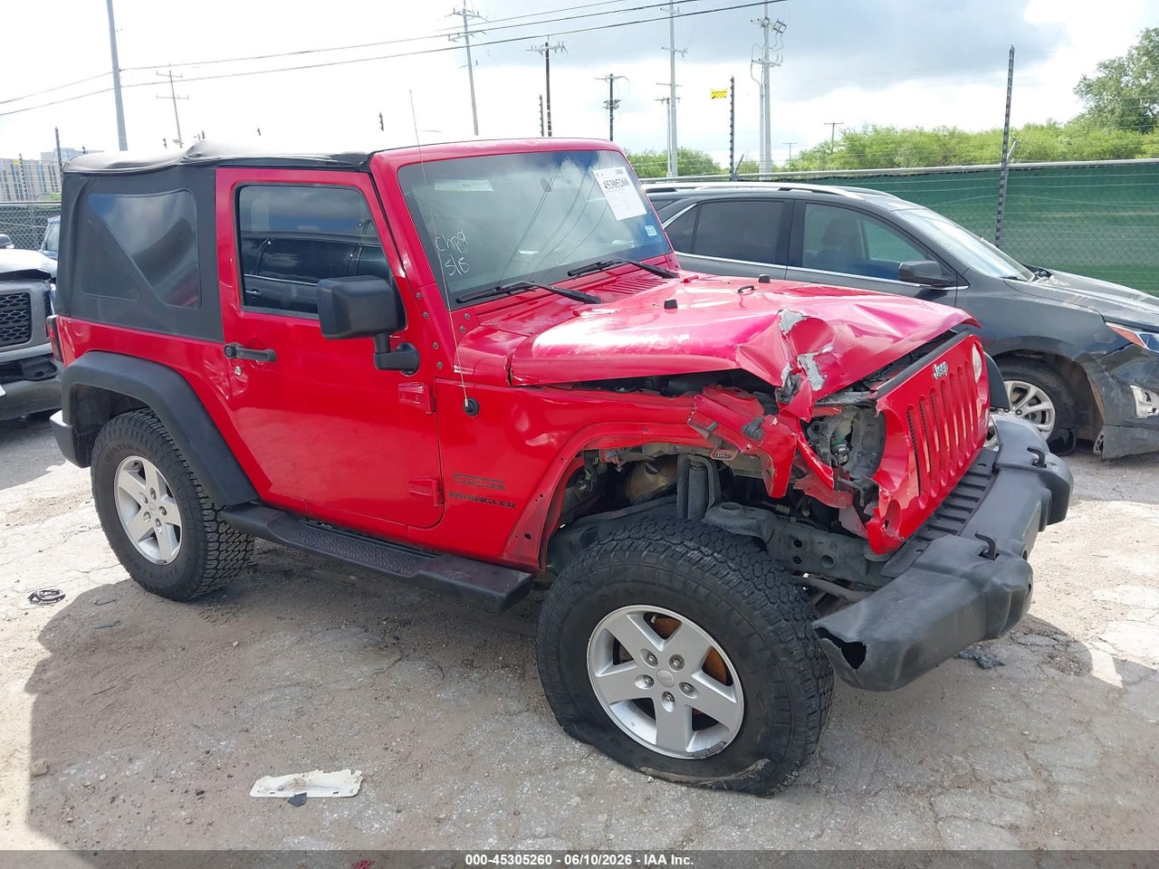 1C4GJWAG6FL****** · 2015 JEEP WRANGLER SPORT