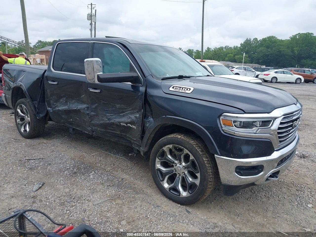 1C6SRFKT8KN****** · 2019 RAM 1500 LONGHORN  4X4 5'7 BOX