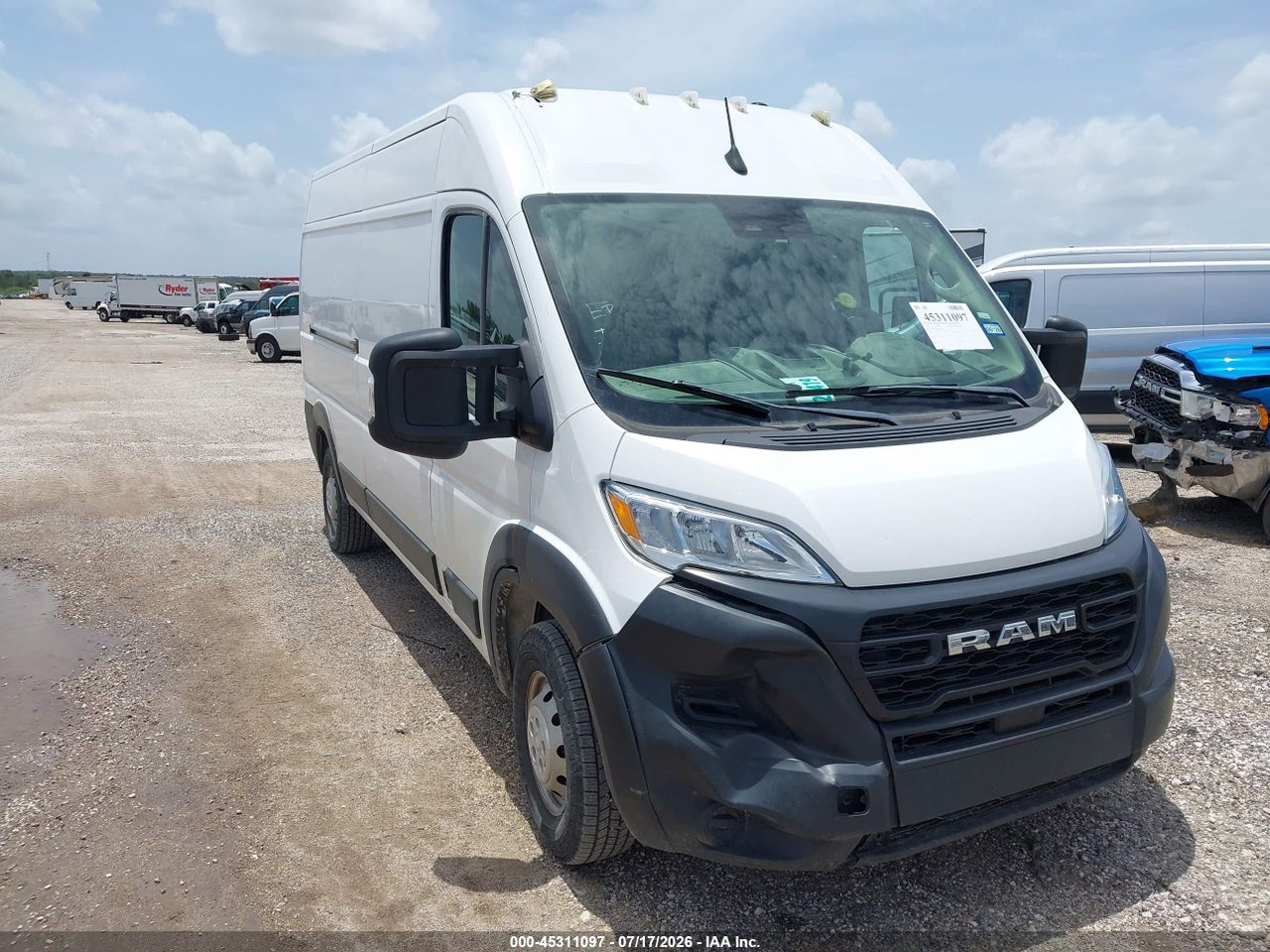 3C6LRVDG5PE****** · 2023 RAM PROMASTER 2500 HIGH ROOF 159 WB