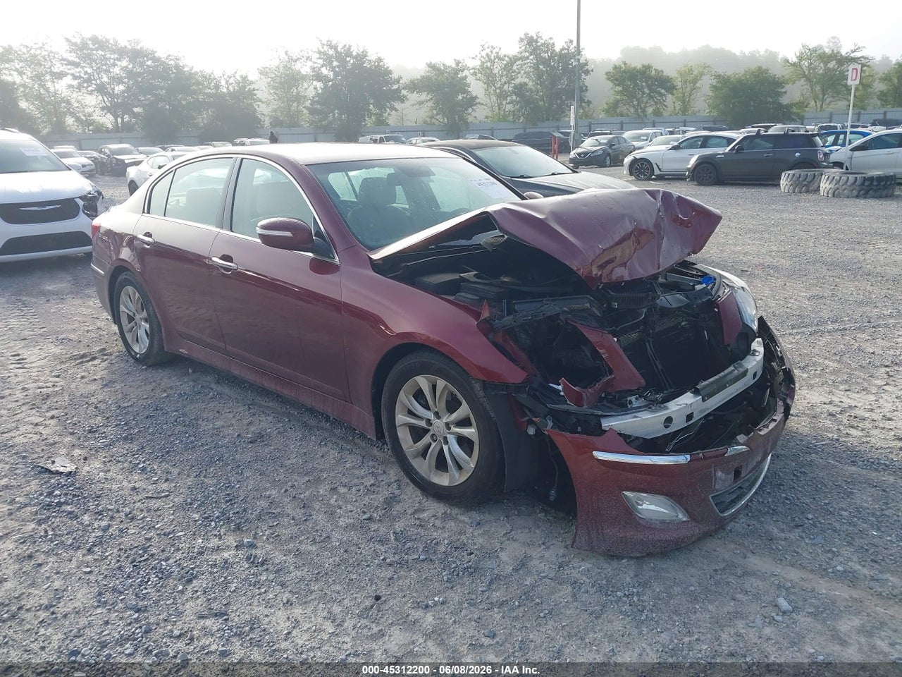 KMHGC4DD4DU****** · 2013 HYUNDAI GENESIS 3.8
