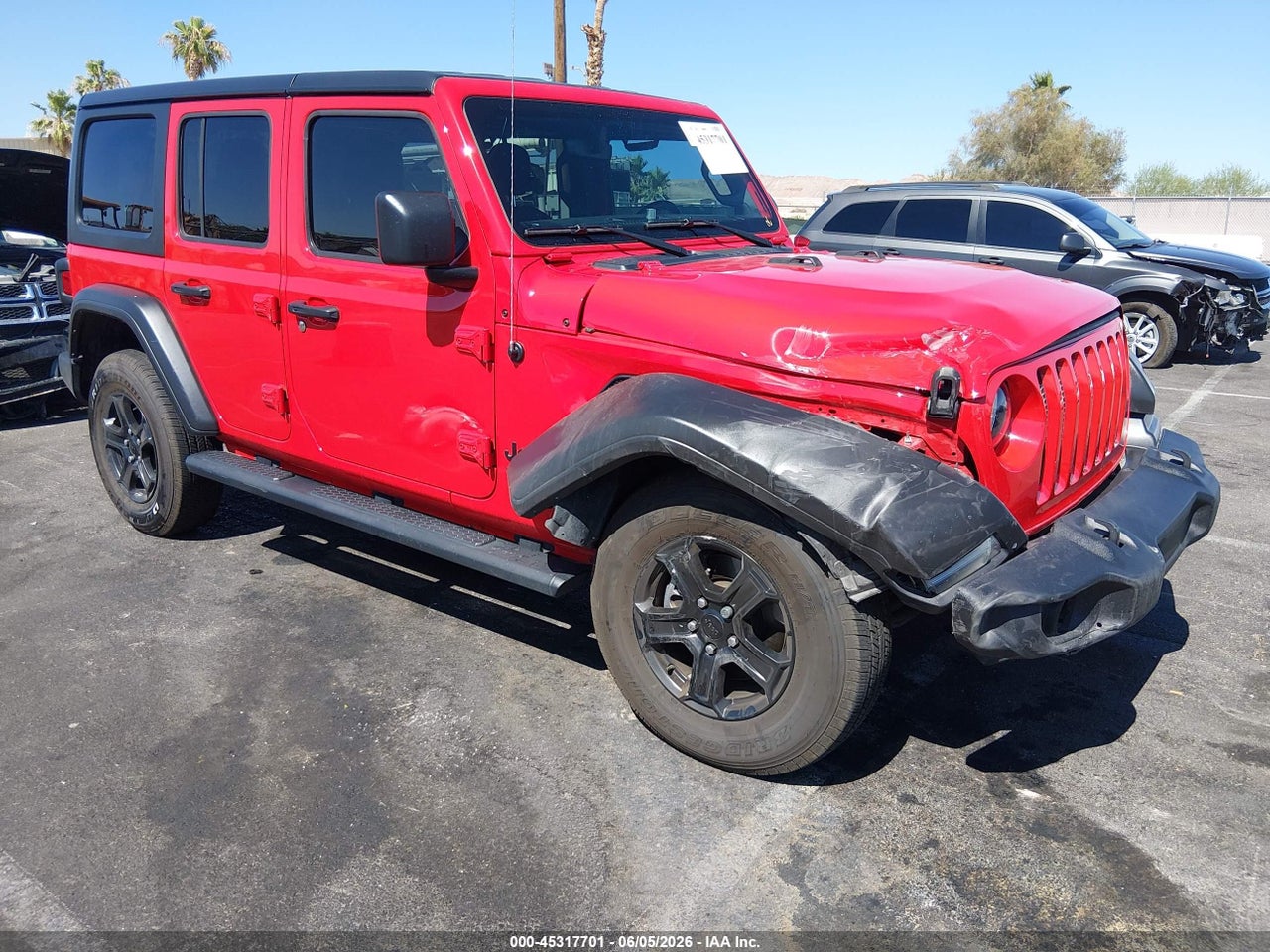 1C4HJXDMXNW****** · 2022 JEEP WRANGLER UNLIMITED SPORT S 4X4