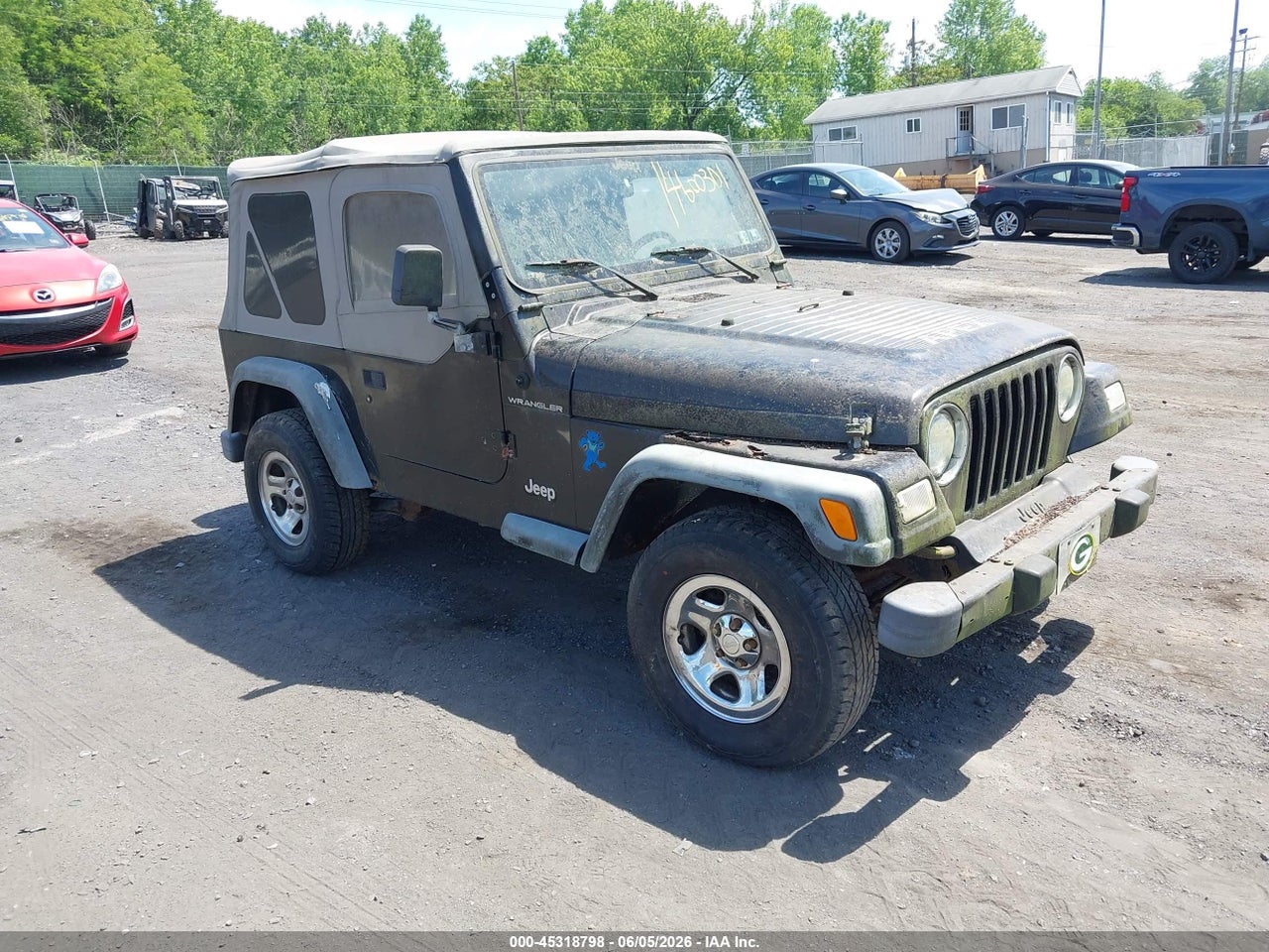 1J4FA39S52P****** · 2002 JEEP WRANGLER X