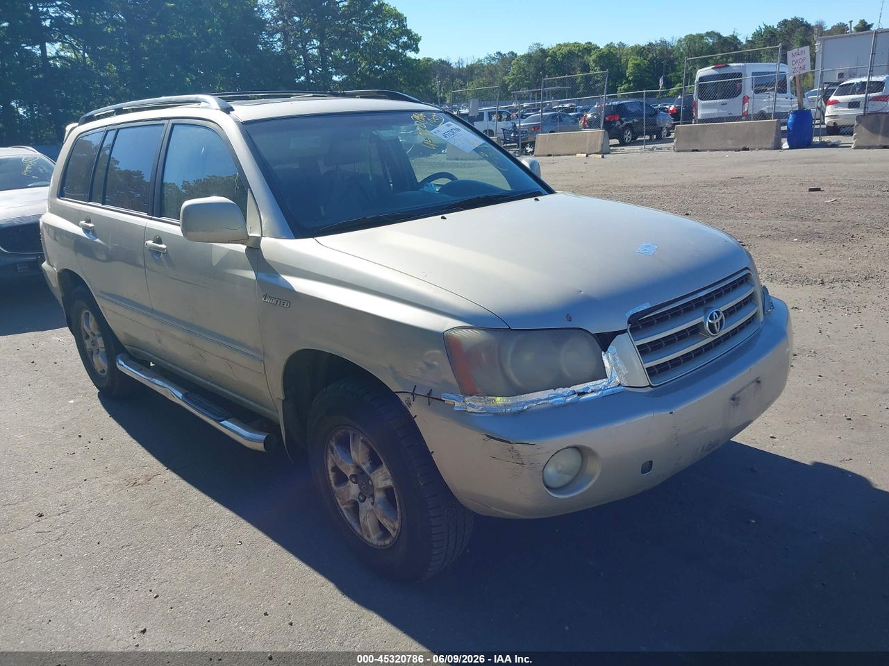 JTEHF21A310****** · 2001 TOYOTA HIGHLANDER V6