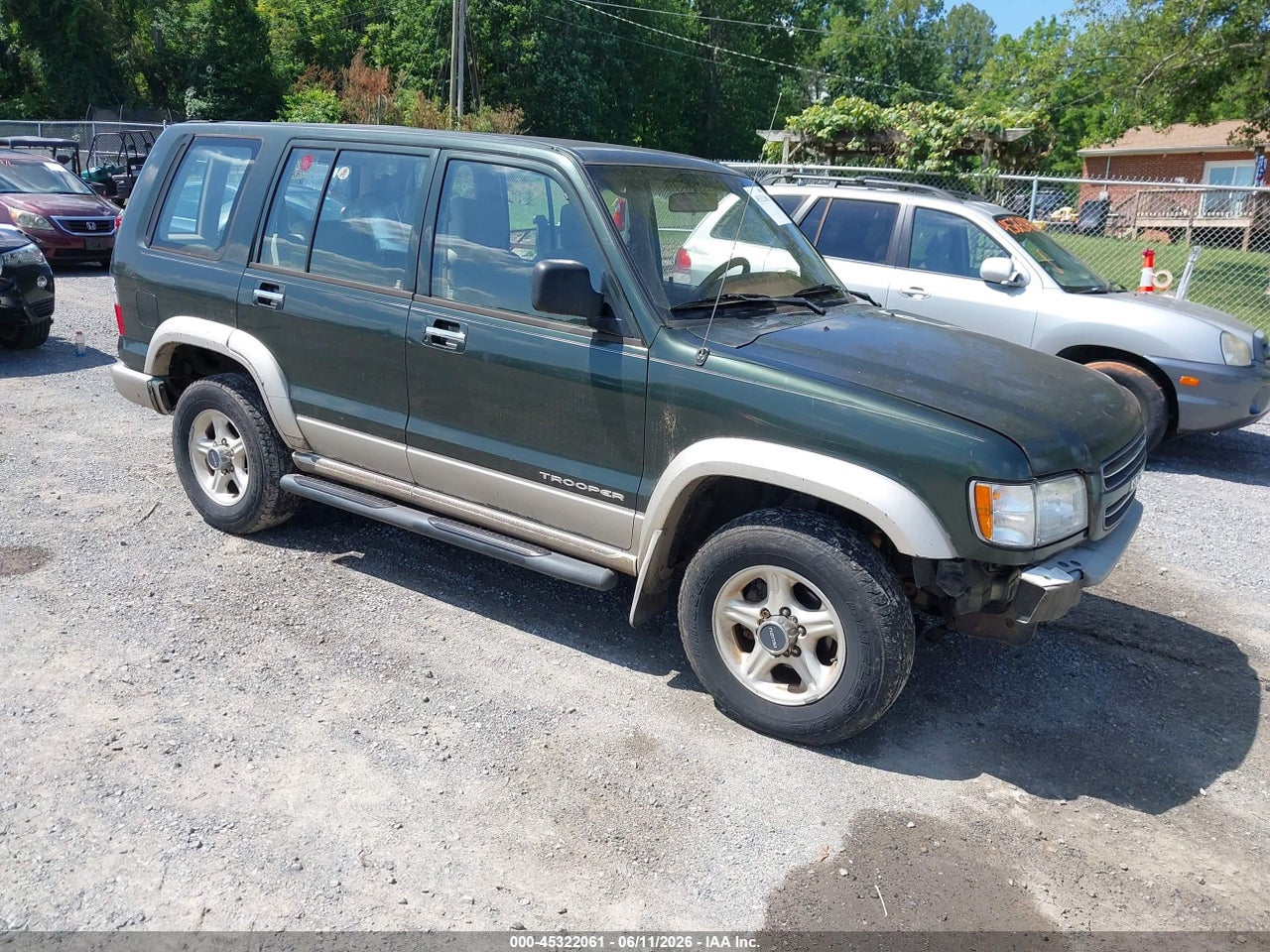 JACDJ58XX17****** · 2001 ISUZU TROOPER LIMITED/LS/S
