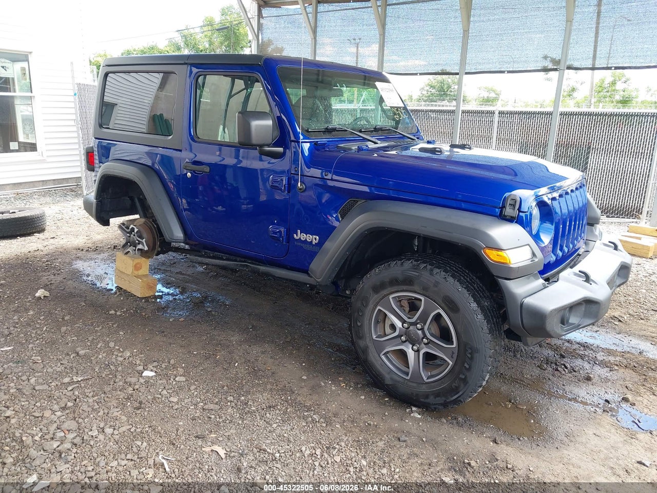 1C4GJXAG5KW****** · 2019 JEEP WRANGLER SPORT S 4X4