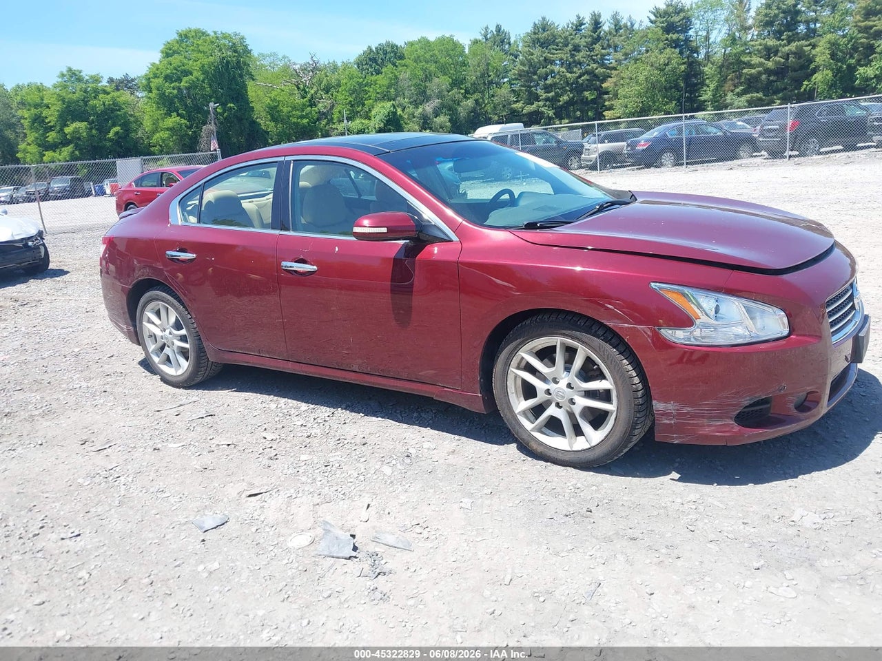 1N4AA51E69C****** · 2009 NISSAN MAXIMA 3.5 SV