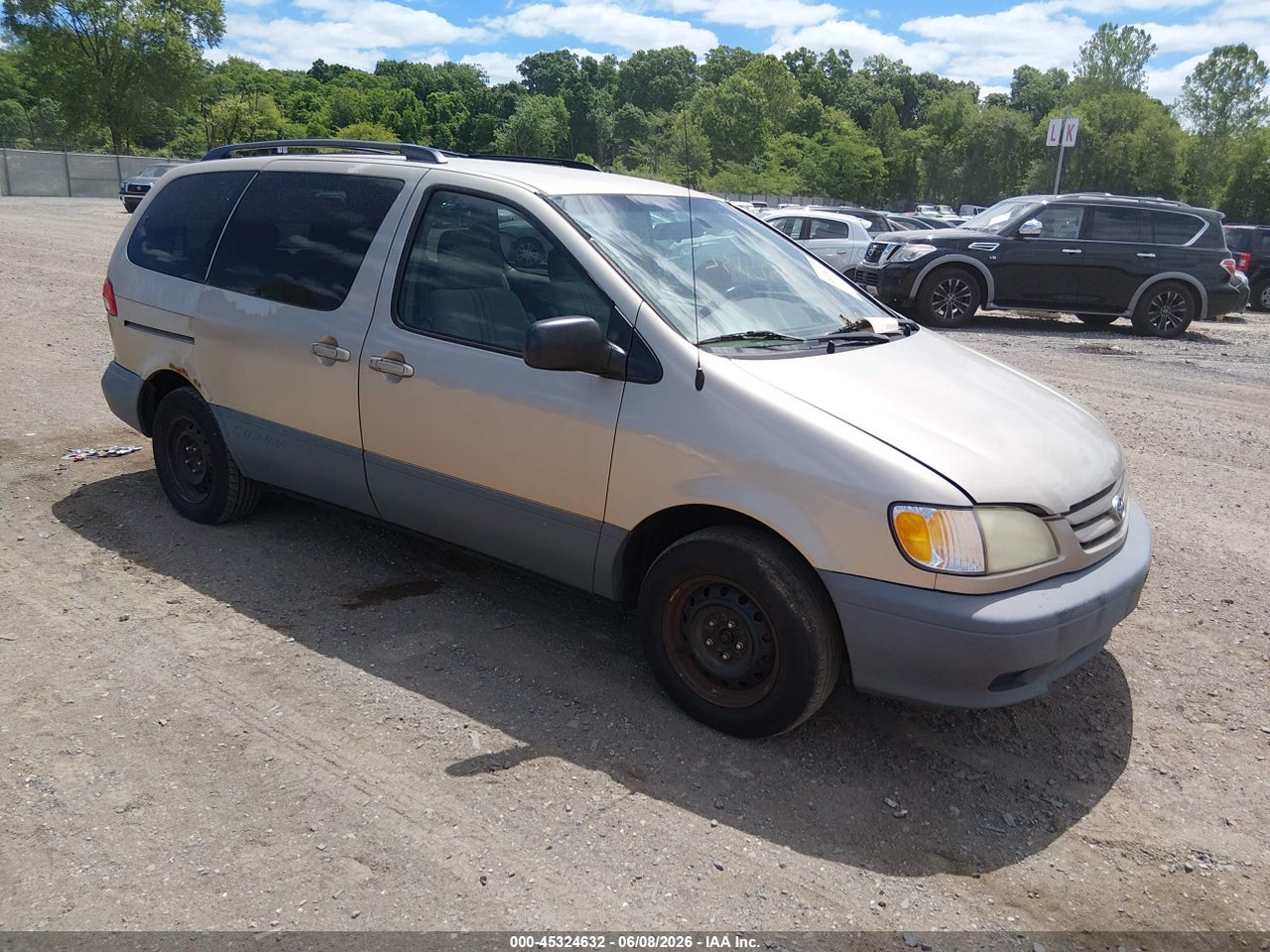 4T3ZF19C03U****** · 2003 TOYOTA SIENNA CE