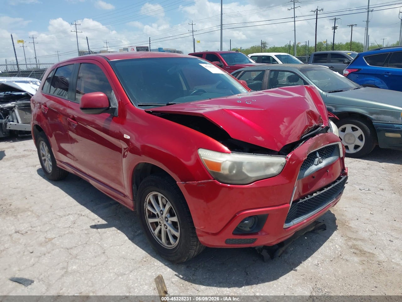 JA4AP3AU8CZ****** · 2012 MITSUBISHI OUTLANDER SPORT ES
