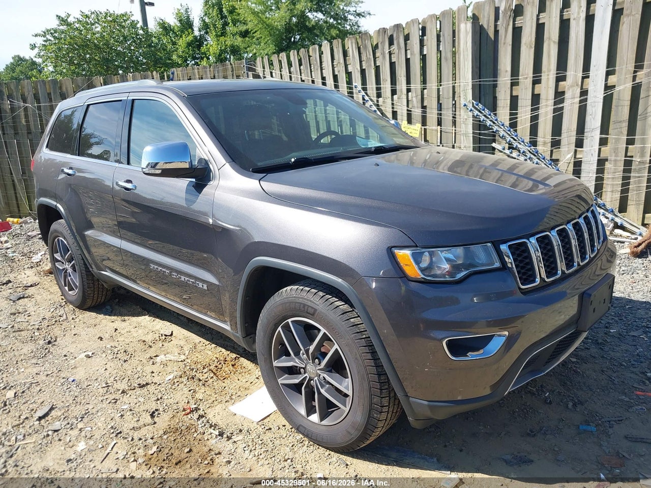 1C4RJFBG4HC****** · 2017 JEEP GRAND CHEROKEE LIMITED 4X4