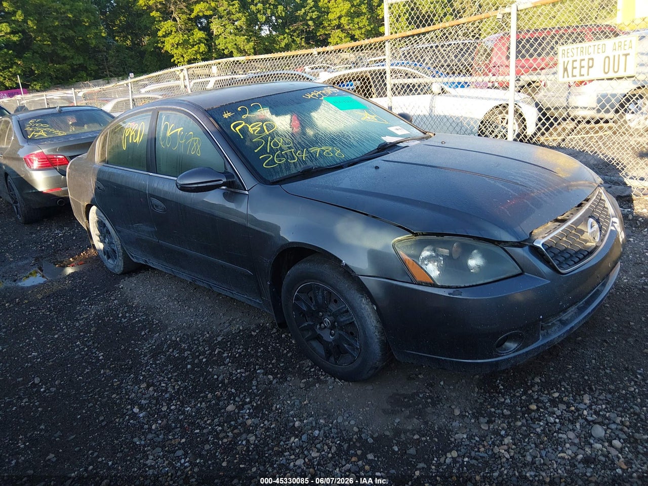 1N4AL11D76N****** · 2006 NISSAN ALTIMA 2.5 S