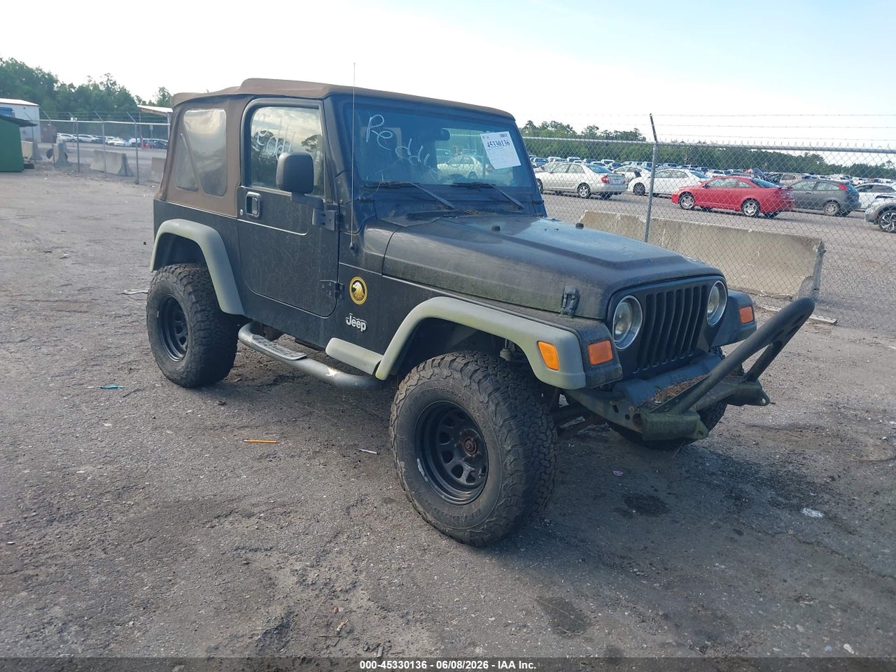 1J4FA49S76P****** · 2006 JEEP WRANGLER SPORT