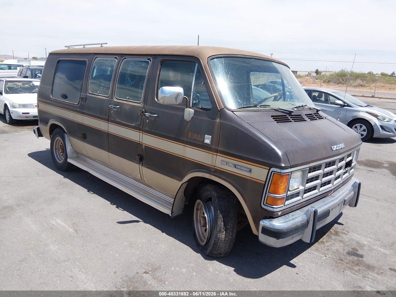 2B6HB23T8GK****** · 1986 DODGE RAM VAN B250