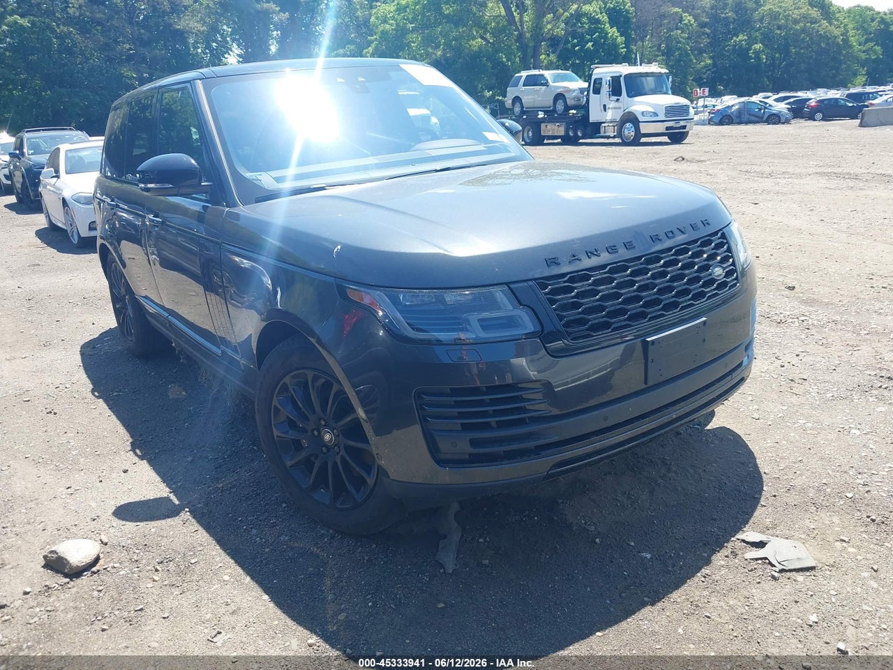 SALGS2SV0KA****** · 2019 LAND ROVER RANGE ROVER 3.0L V6 SUPERCHARGED HSE