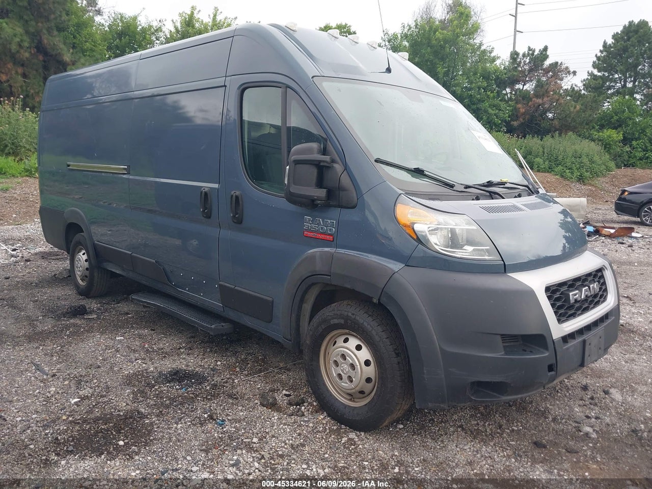 3C6URVJG4KE****** · 2019 RAM PROMASTER 3500 CARGO VAN HIGH ROOF 159 WB EXT