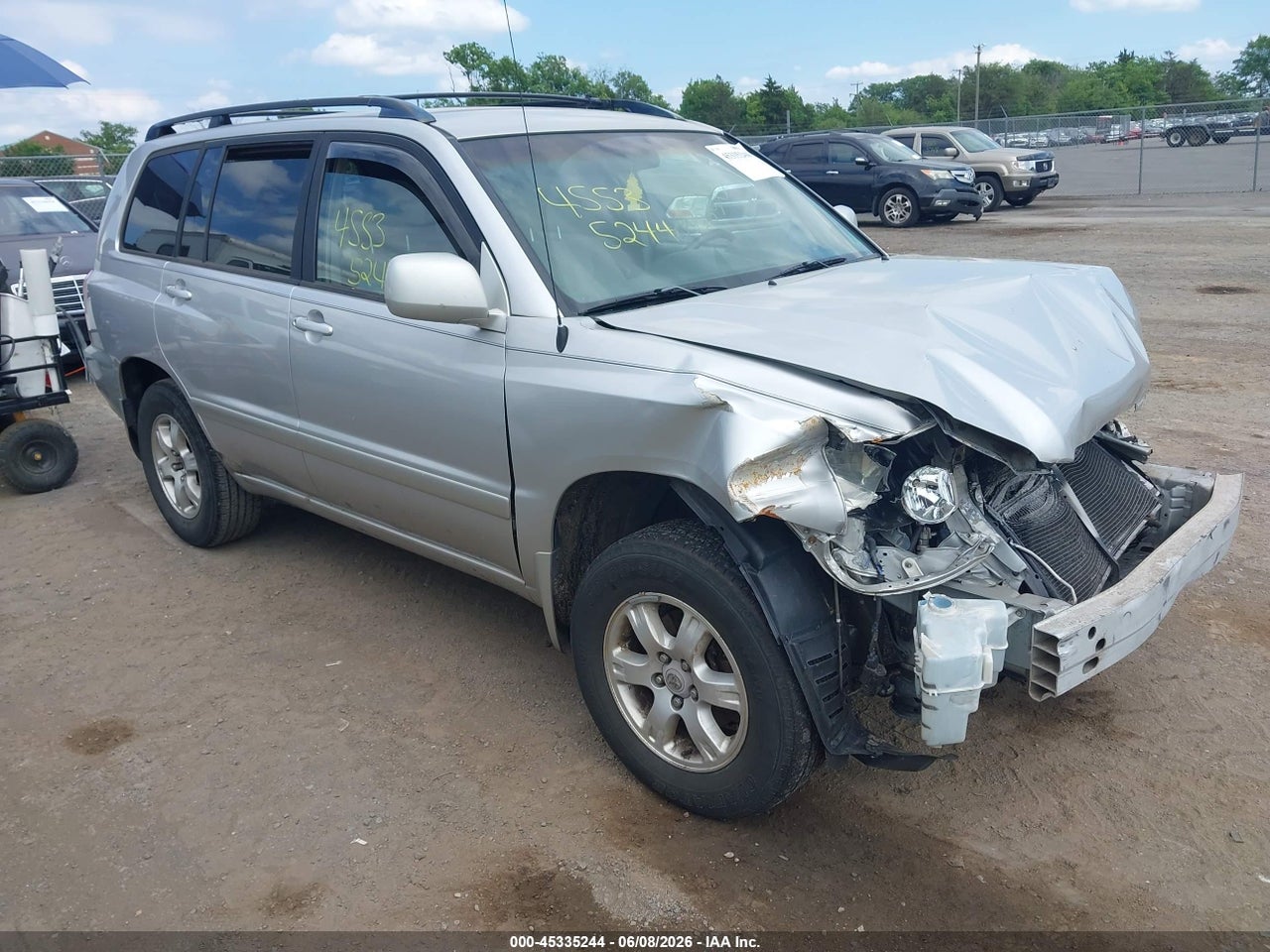 JTEGF21AX10****** · 2001 TOYOTA HIGHLANDER V6