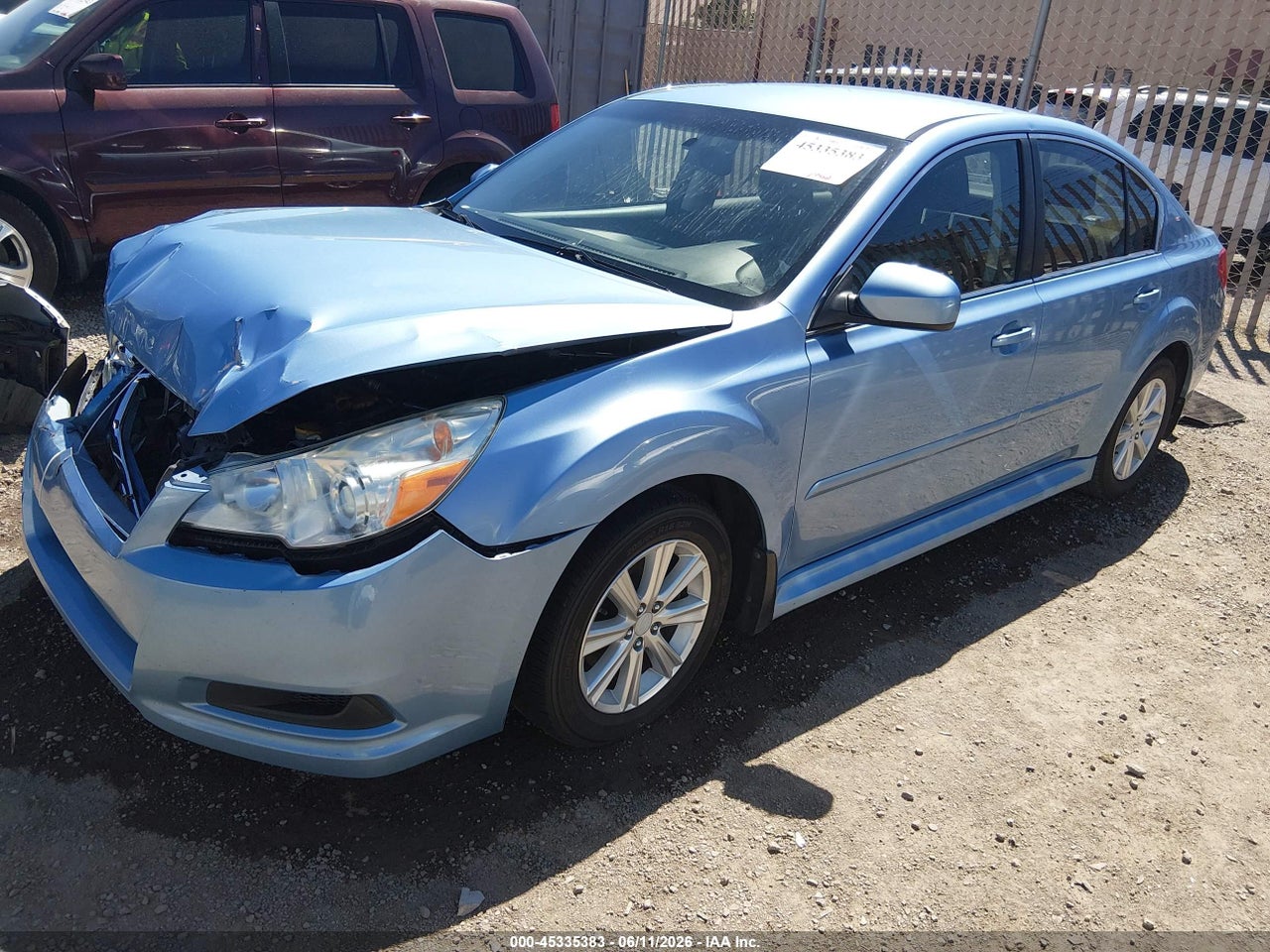 2012 SUBARU LEGACY 2.5I PREMIUM · 2/11