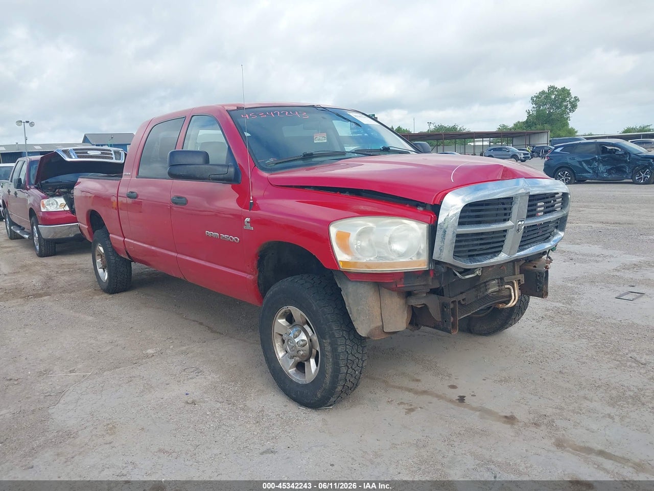 3D7KS29C86G****** · 2006 DODGE RAM 2500 SLT