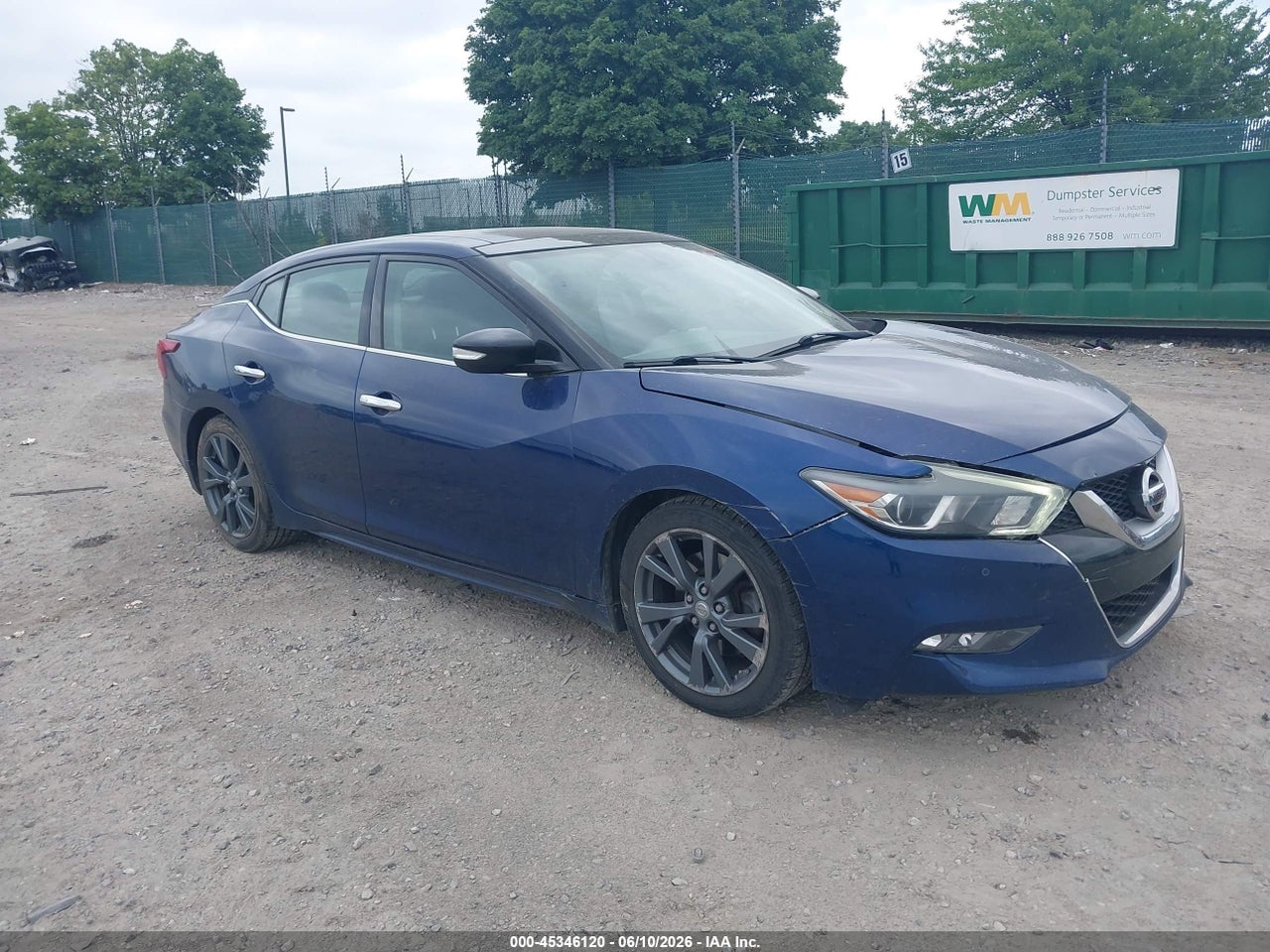 1N4AA6AP0HC****** · 2017 NISSAN MAXIMA 3.5 SL