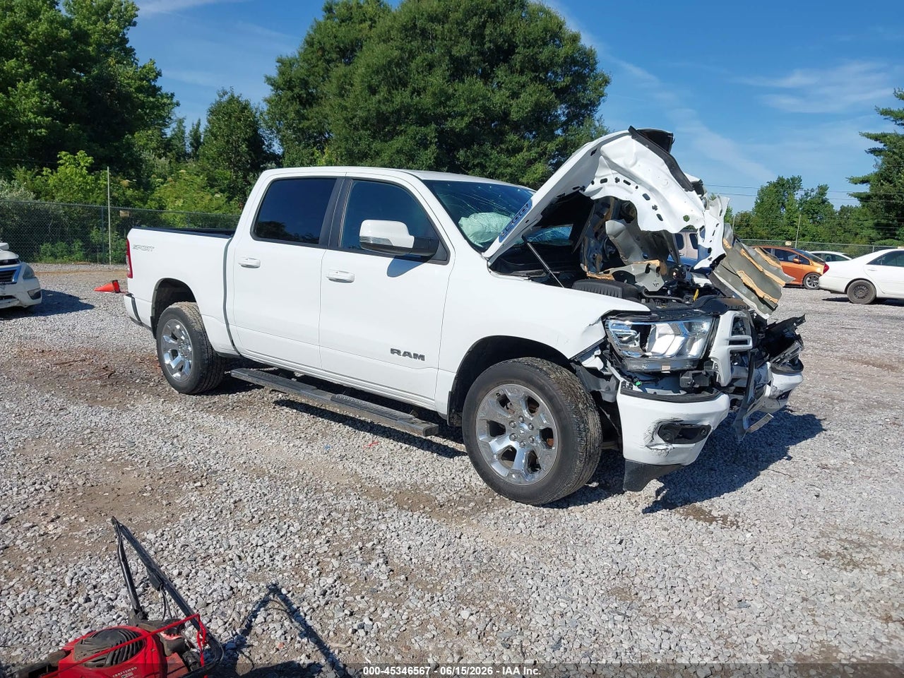 1C6SRFFT8NN****** · 2022 RAM 1500 BIG HORN  4X4 5'7 BOX
