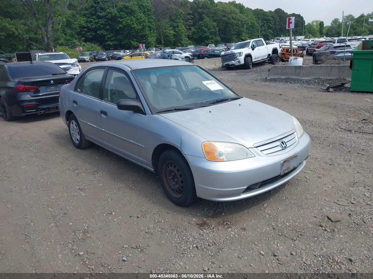 2HGES16511H****** · 2001 HONDA CIVIC LX